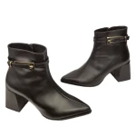 Botki damskie Boccato 237 EM1605 brązowe-3