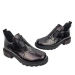 Botki damskie Boccato 218 EM181.336 bordowe-3