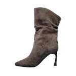 Botki damskie S.Barski JC62-1038 L GREY BEIGE-4