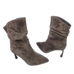 Botki damskie S.Barski JC62-1038 L GREY BEIGE-3