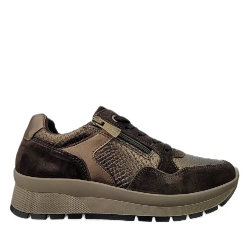 Sneakersy damskie Igi&Co 2173111 moro brązowe