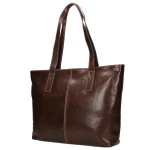 Torebka damska shopperka Toscanio F258 brązowa-5