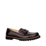 Mokasyny damskie Arka Bioeco 1058/2894 bordowe-2