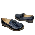 Mokasyny damskie Arka Bioeco 1058/2906 granatowe-3