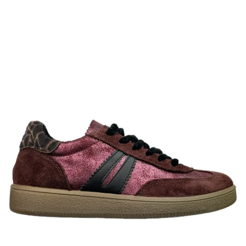 Sneakersy damskie Igi&Co 2165511 bordowe
