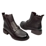 Botki damskie S.Barski CR62-3409 brązowe-3