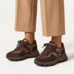 Sneakersy damskie Artiker 59C1155 brązowe-2
