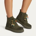 Botki damskie Artiker 59C1132 khaki-2