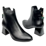 Botki damskie Higo 3147 CZAR452/CZ287 czarne-3