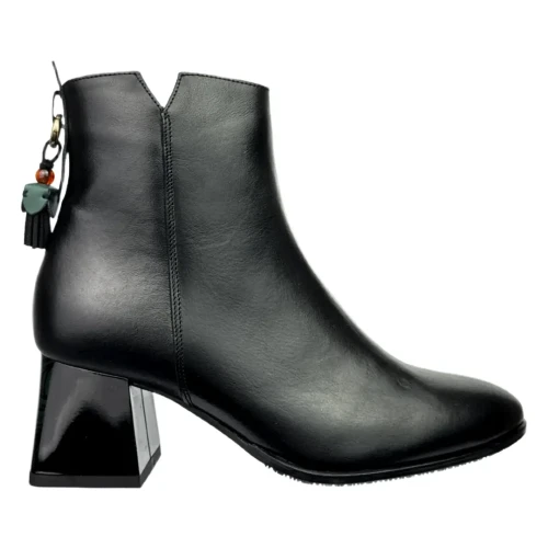 Botki damskie Higo 3147 CZAR452/CZ287 czarne