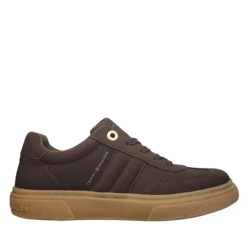 Sneakersy damskie Tommy Hilfiger T3A9-35086-0315525 brown