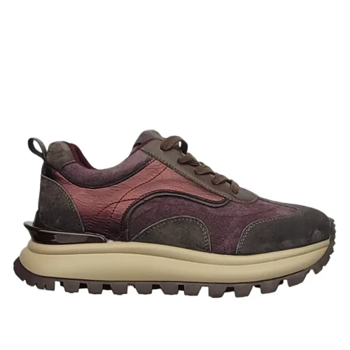 Sneakersy damskie Artiker 59C0009 bordowe
