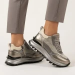 Sneakersy damskie Artiker 59C0059 srebrne-3