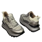Sneakersy damskie Artiker 59C0059 srebrne-5