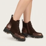 Botki damskie Artiker 59C0249 brązowe-2
