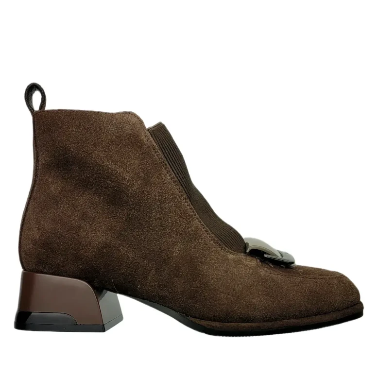 Botki damskie Artiker 59C0103 brązowe-1