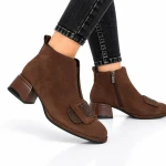 Botki damskie Artiker 59C0106 brązowe-2