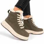 Botki damskie Artiker 59C0037 zielone-2