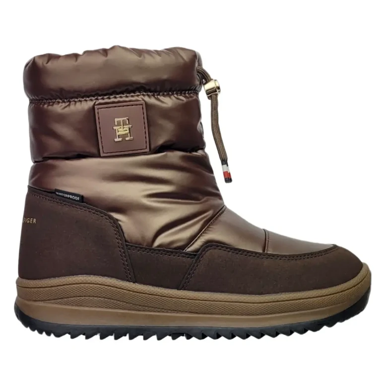 Śniegowce Tommy Hilfiger T3AD-35206-1474591 brown-1