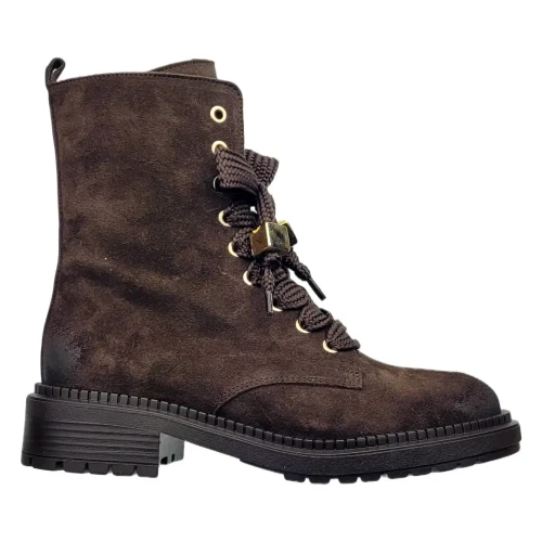 Botki damskie Karino 6153/015-L brązowe