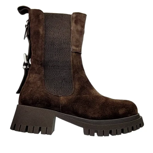Botki damskie Boccato 247.8652.R1459 brązowe