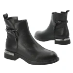 Botki damskie S.Barski MK62-7025 czarne-3
