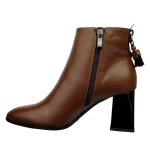 Botki damskie Higo 3146 BRĄZ452/CZ287 brązowe-4