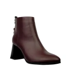 Botki damskie Higo 3146 BOR597/CZ287 bordowe-2