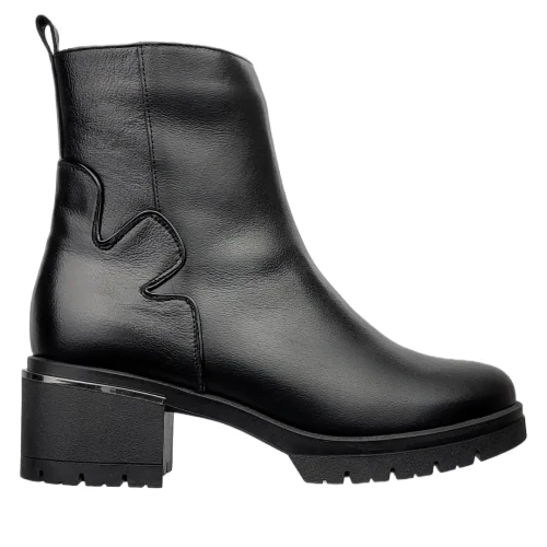 Botki damskie Higo 2742 CZAR499 czarne
