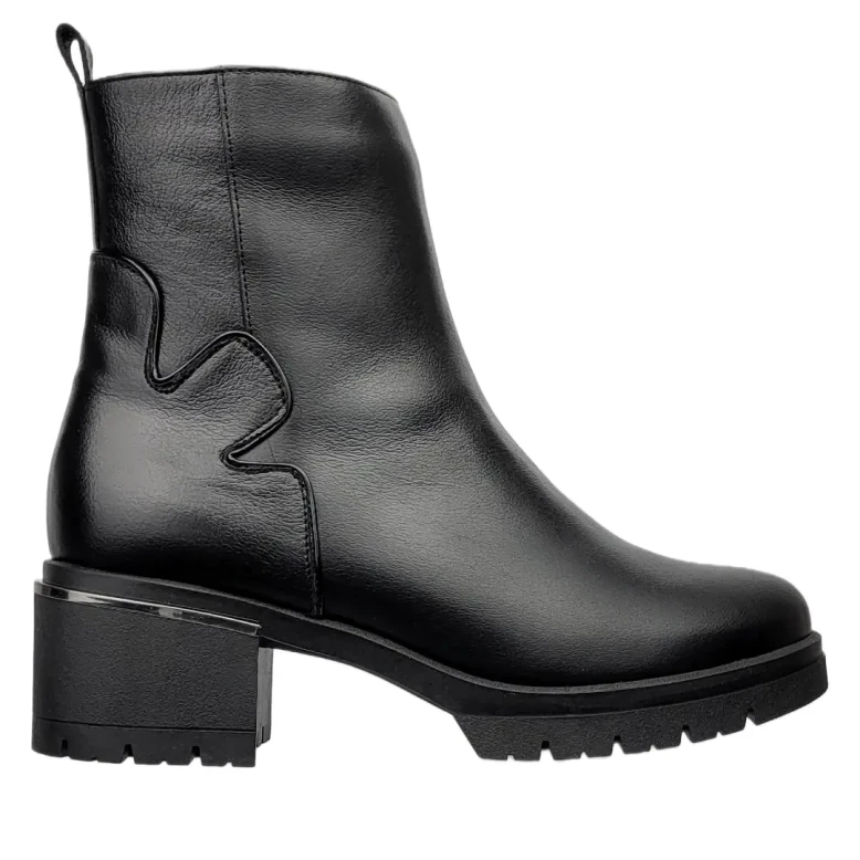 Botki damskie Higo 2742 CZAR499 czarne-1